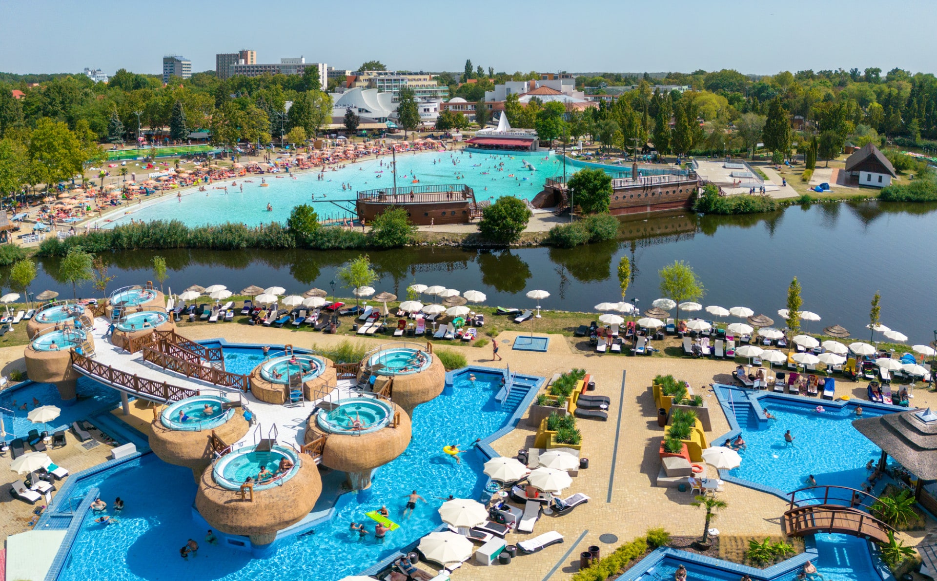 Hungarospa Hajdúszoboszló — légifotó